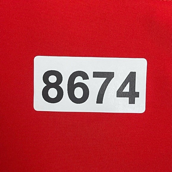 Lululemon Athletic Capri Pants Womens 8 Red Side Pocket Stretch Elastic Waist - Picture 11 of 11